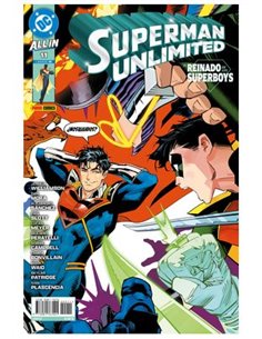 Portada de SUPERMAN UNLIMITED 11 - EL REINADO DE LOS SUPERBOYS 02 de DAN SLOTT, PANINI , ISBN 977308176700100000