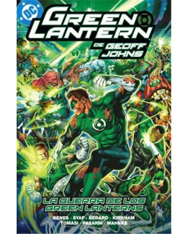 Portada de BIBLIOTECA GREEN LANTERN DE GEOFF JOHNS 15. LA GUERRA DE LOS GREEN LANTERN de GEOFF JOHNS, PANINI , ISBN 979137058001