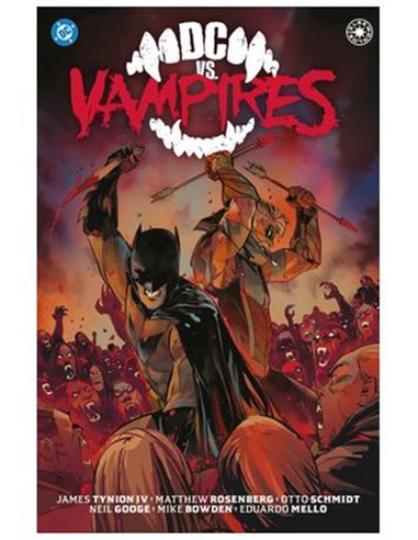 Portada de DC ELSEWORLDS.  DC VS. VAMPIRES de JAMES TYNION, PANINI , ISBN 9791370580384