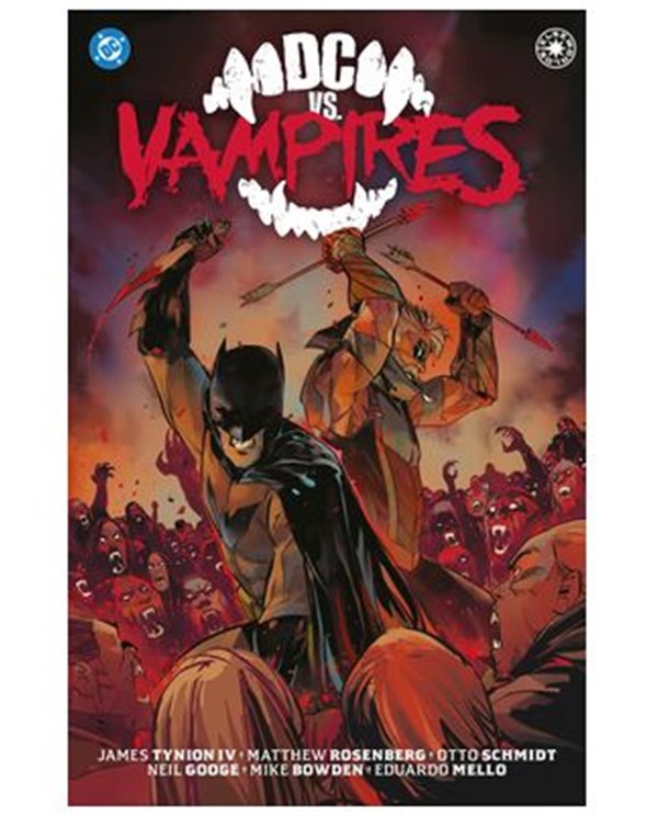 Portada de DC ELSEWORLDS.  DC VS. VAMPIRES de JAMES TYNION, PANINI , ISBN 9791370580384