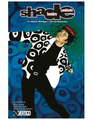 Portada de SHADE, EL HOMBRE CAMBIANTE DE PETER MILLIGAN Y CHRIS BACHALO 3 de BRYAN TALBOT, PANINI , ISBN 9791370580476