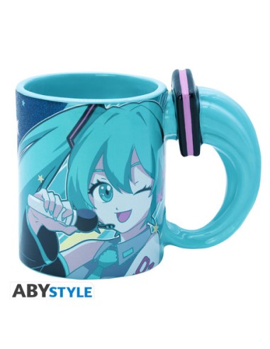 Taza Hatsune Miku con asa 3D 460 ml ABYstyle