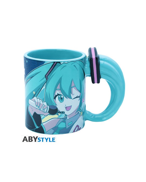 Taza Hatsune Miku con asa 3D 460 ml ABYstyle