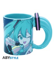 Taza Hatsune Miku con asa 3D 460 ml ABYstyle