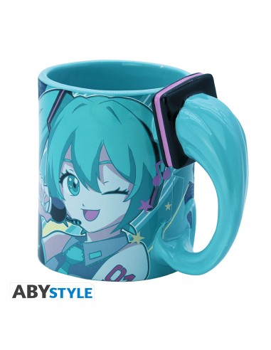Taza Hatsune Miku con asa 3D 460 ml ABYstyle