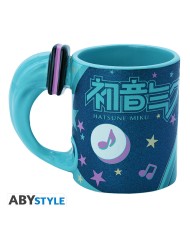 Taza Hatsune Miku con asa 3D 460 ml ABYstyle