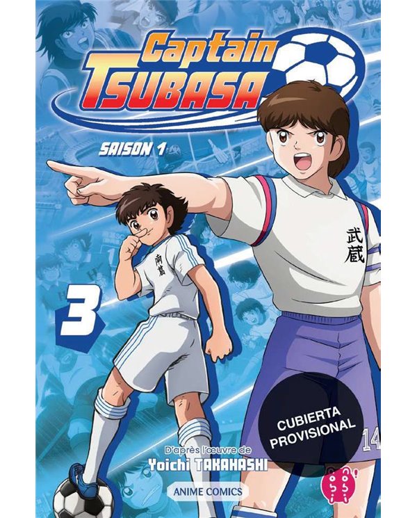 Portada de CAPTAIN TSUBASA VOL.03 de YOICHI TAKAHASHI, PIKA EDICIONES, ISBN 9791043309878