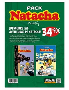 Portada de NATACHA PACK NUM 02 Y 03 de FRANÇOIS WALTHERY, DOLMEN EDICIONES, ISBN 9791388441028