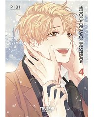 Portada de HISTORIA DE AMOR INESPERADA 04 de PIBI, TSUBAKI COMICS, ISBN 9791388074912