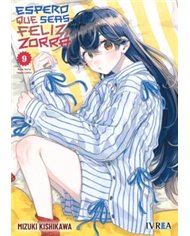 Portada de ESPERO QUE SEAS FELIZ, ZORRA 09 de MIZUKI KISHIKAWA, IVREA, ISBN 9791388450433