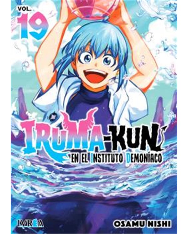 Portada de IRUMA-KUN EN EL INSTITUTO DEMONIACO 19 de OSAMU NISHI, IVREA, ISBN 9791388450389