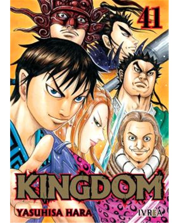 Portada de KINGDOM 41 de YASUHISA HARA, IVREA, ISBN 9791388450457
