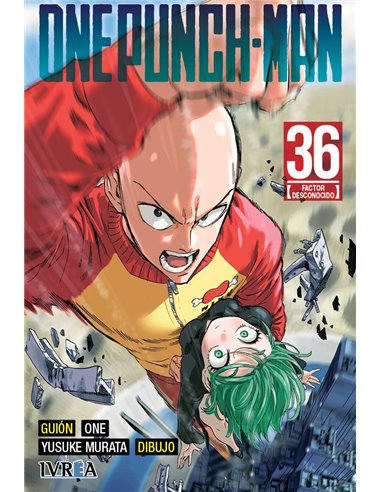 Portada de ONE PUNCH-MAN 36 (COMIC) de ONE, IVREA, ISBN 9791388450341