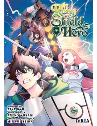 Portada de THE RISING OF THE SHIELD HERO 28 de AIYA KYU, IVREA, ISBN 9791388450440