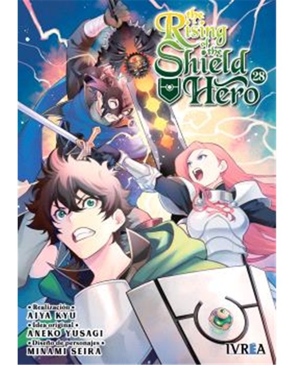 Portada de THE RISING OF THE SHIELD HERO 28 de AIYA KYU, IVREA, ISBN 9791388450440