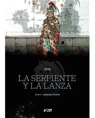 Portada de LA SERPIENTE Y LA LANZA 04 - MARIPOSA-TRUENO de HUB - CHABUEL HUMBERT, YERMO EDICIONES, ISBN 9791388029974