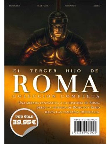 Portada de EL TERCER HIJO DE ROMA. COLECCION COMPLETA de LAURENT MOENARD, YERMO EDICIONES, ISBN 9791388029929