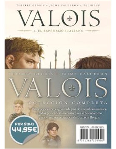 Portada de VALOIS. COLECCION COMPLETA de THIERRY GLORIS, YERMO EDICIONES, ISBN 9791388029905