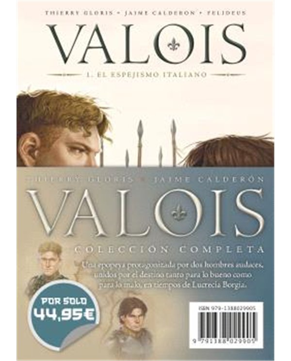 Portada de VALOIS. COLECCION COMPLETA de THIERRY GLORIS, YERMO EDICIONES, ISBN 9791388029905