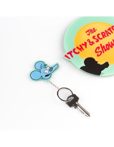 8435747825098 COLGADOR DE LLAVES CON LLAVERO THE SIMPSONS
