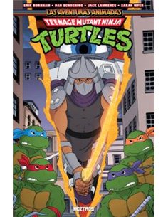Portada de TEENAGE MUTANT NINJA TURTLES : LAS AVENTURAS ANIMADAS -  VOL.04 de ERIK BURNHAM, MOZTROS, ISBN 9791387953843