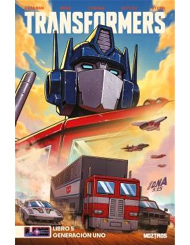 Portada de TRANSFORMERS 05. GENERACION UNO de ROBERT KIRKMAN, MOZTROS, ISBN 9791387953850