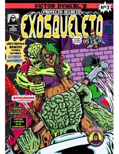 Portada de PROYECTO SECRETO: EXOSQUELETO 03 de VICTOR DVNKEL, AUTSAIDER COMICS, ISBN 9791399121650