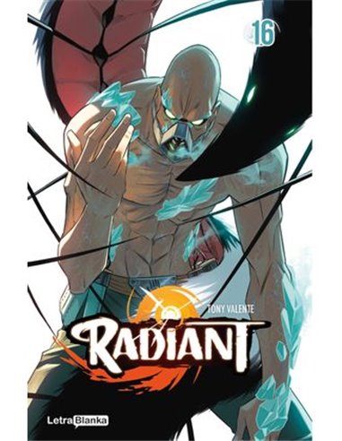 Portada de RADIANT 16 de TONY VALENTE, LETRA BLANKA, ISBN 9788412601794