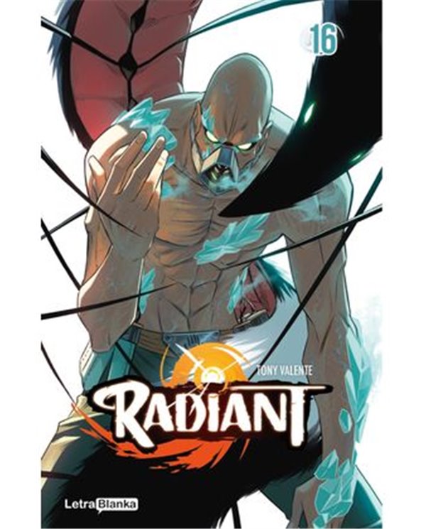 Portada de RADIANT 16 de TONY VALENTE, LETRA BLANKA, ISBN 9788412601794