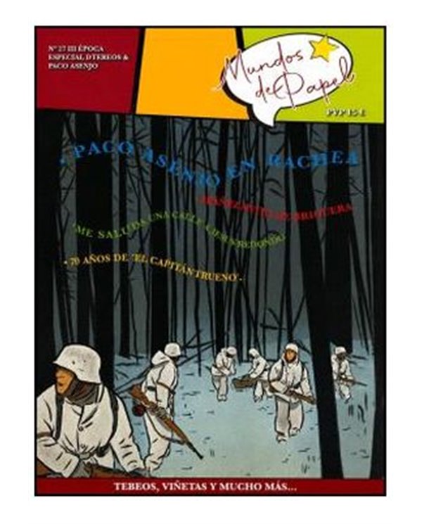 Portada de MUNDOS DE PAPEL 27 de VVAA, COLECTIVO D. TEBEOS, ISBN 977169750140800000