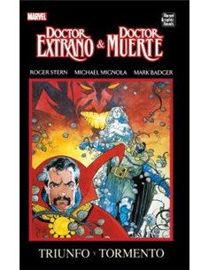 Portada de MARVEL GRAPHIC NOVELS.DOCTOR EXTRAÑO & DOCTOR MUERTE: TRIUNFO Y TORMENTO de ROGER STERN, MARVEL EXCLUSIVA SD, ISBN 97
