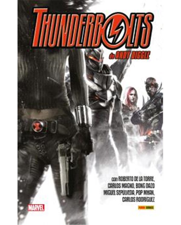 Portada de THUNDERBOLTS DE ANDY DIGGLE Y ROBERTO DE LA TORRE: LA COLECCIÓN COMPLETA de ANDY DIGGLE, MARVEL EXCLUSIVA SD, ISBN 97