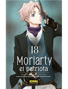 Portada de MORIARTY EL PATRIOTA 18 de TAKEUCHI  RYOSUKE/HIKARU MIYOSHI, NORMA, ISBN 9788467982527