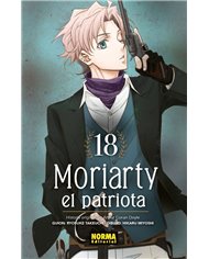 Portada de MORIARTY EL PATRIOTA 18 de TAKEUCHI  RYOSUKE/HIKARU MIYOSHI, NORMA, ISBN 9788467982527
