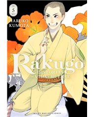 Portada de RAKUGO HISTORIAS DE VIDA Y MUERTE 5 de KUMOTA HARUKO, MILKY WAY, ISBN 9791388055881
