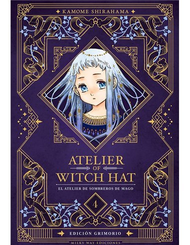 Portada de ATELIER OF WITCH HAT EDICION GRIMORIO 4 de SHIRAHAMA KAMOME, MILKY WAY, ISBN 9791388055843