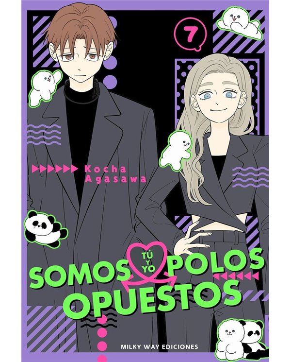 Portada de TU Y YO SOMOS POLOS OPUESTOS 7 de AGASAWA KOCHA, MILKY WAY, ISBN 9791388055836
