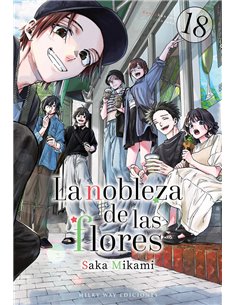 Portada de LA NOBLEZA DE LAS FLORES 18 de MIKAMI SAKA, MILKY WAY, ISBN 9791388055867