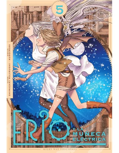 Portada de ERIO Y LA MUÑECA ELECTRICA 5 de  KUROIMORI/MUJIRUSHI SHIMAZAKI, MILKY WAY, ISBN 9791388055928