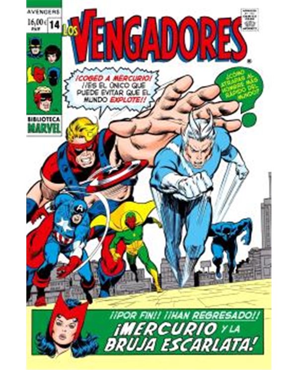 Portada de BIBLIOTECA MARVEL 138. LOS VENGADORES 14 de ROY THOMAS, PANINI, ISBN 9791370580827