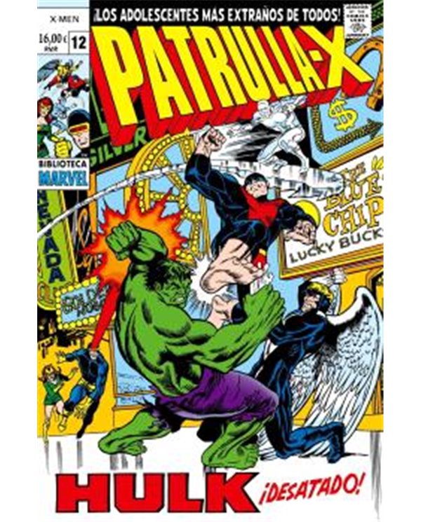 Portada de BIBLIOTECA MARVEL 139. PATRULLA-X 12 de ROY THOMAS, PANINI, ISBN 9791370580834