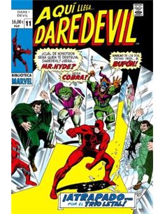 Portada de BIBLIOTECA MARVEL 140. DAREDEVIL 11 de ROY THOMAS, PANINI, ISBN 9791370580841