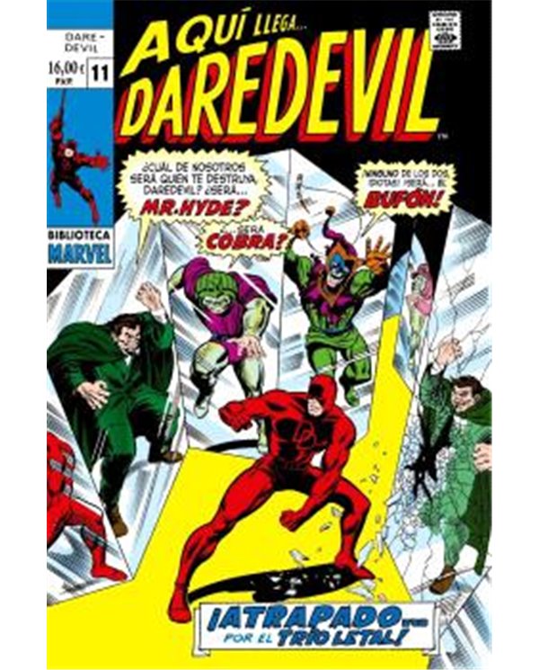 Portada de BIBLIOTECA MARVEL 140. DAREDEVIL 11 de ROY THOMAS, PANINI, ISBN 9791370580841