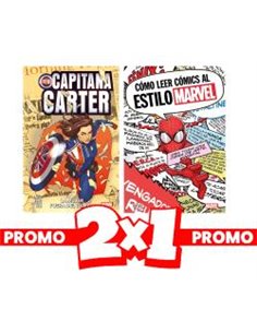 2X1 CAPITANA CARTER: LA MUJER FUERA DEL TIEMPO + CÓMO LEER CÓMICS AL ESTILO MARVEL