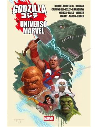 GODZILLA VS EL UNIVERSO MARVEL