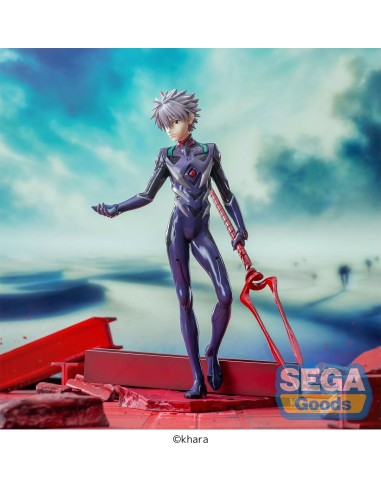 KAWORU NAGISA X SPEAR OF LONGINUS FIGURA 21 CM EVANGELION 3.0 + 1.0 THRICE UPON A TIME LUMINASTA  4582733448176