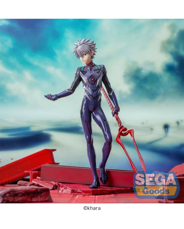 KAWORU NAGISA X SPEAR OF LONGINUS FIGURA 21 CM EVANGELION 3.0 + 1.0 THRICE UPON A TIME LUMINASTA  4582733448176