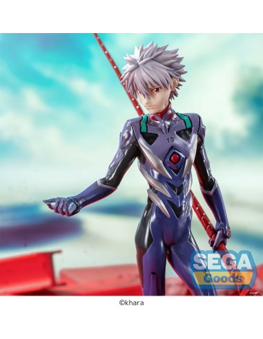 KAWORU NAGISA X SPEAR OF LONGINUS FIGURA 21 CM EVANGELION 3.0 + 1.0 THRICE UPON A TIME LUMINASTA  4582733448176