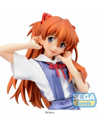 ASUKA UNIFORM VERSION FIGURA 21 CM REBUILD OF EVANGELION XSTELLAR 4582733457253