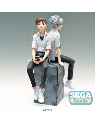 Figura Shinji Ikari Vignetteum 17 cm Evangelion SEGA 4582733461489